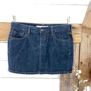 Women's Skirt PRE-LOVED 1990's Old Navy Denim Mini Skirt